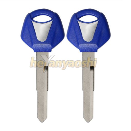 Picture of Yamaha Motorcycle Key Shell                         Blue Color                 