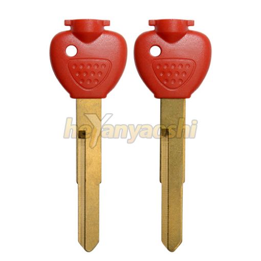 Picture of Yamaha Motorcycle Key Shell                         Red Color                   