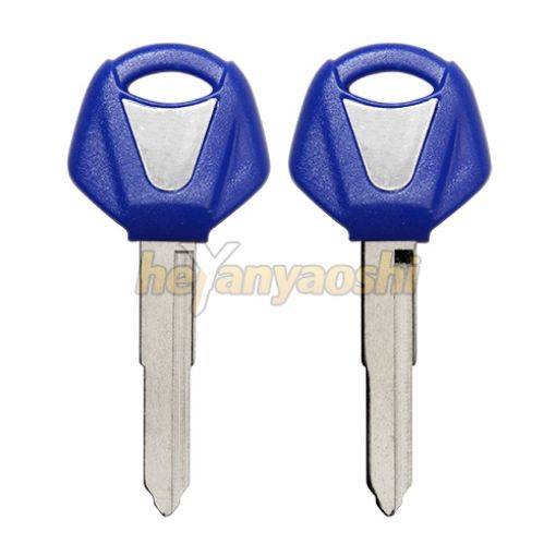 Picture of Yamaha Motorcycle Key Shell                         Blue Color   