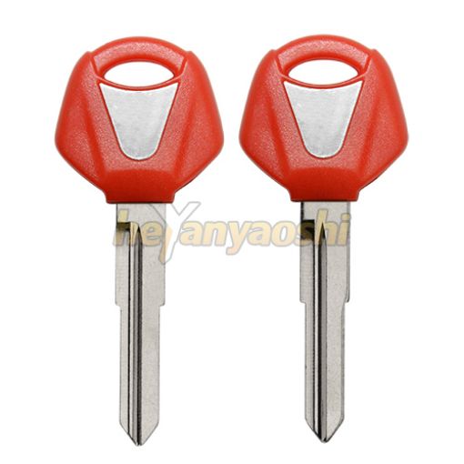 Picture of Yamaha Motorcycle Key Shell                         Red Color    