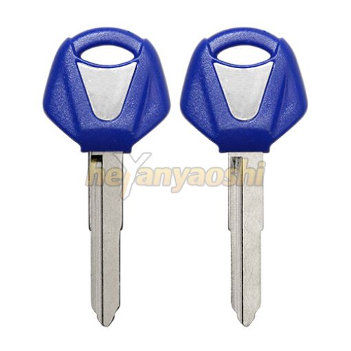 Picture of Yamaha Motorcycle Key Shell                         Blue Color                