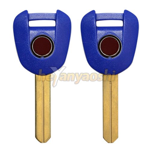 Picture of Honda Motorcycle Key Shell                          Blue Color 