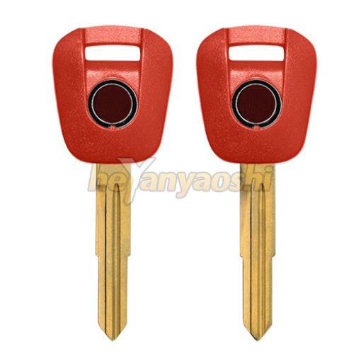 Picture of Honda Motorcycle Key Shell                         Red Color                