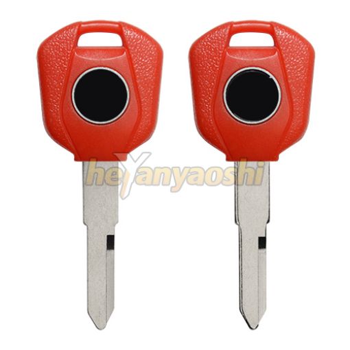 Picture of Honda Motorcycle Key Shell                         Red Color    