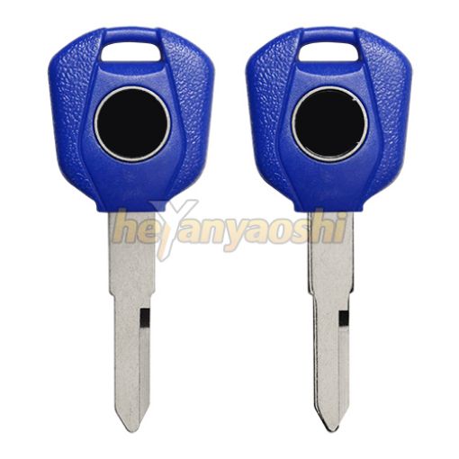 Picture of Honda Motorcycle Key Shell                         Blue Color      