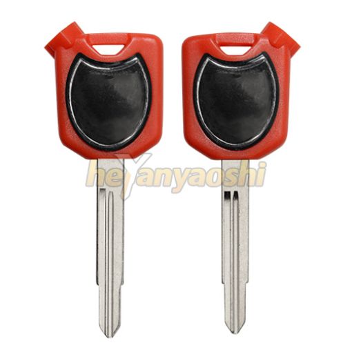 Picture of Honda Motorcycle Key Shell                         Red Color                                