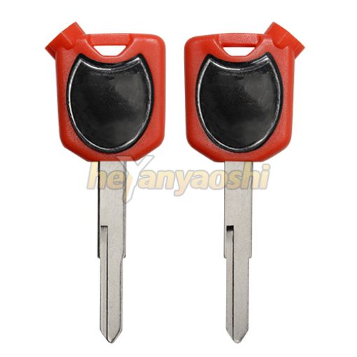 Picture of Honda Motorcycle Key Shell                         Red Color                                  