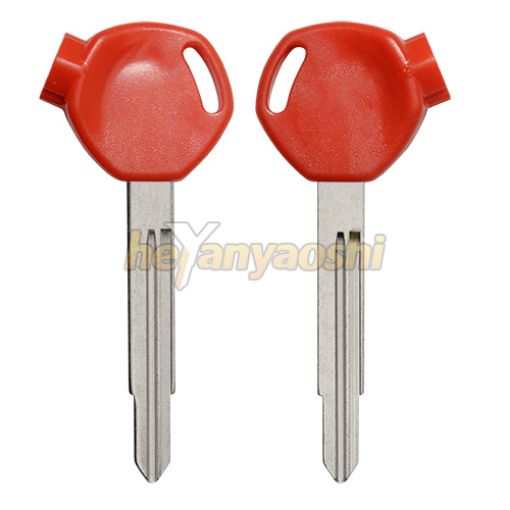 Picture of Honda Motorcycle Key Shell                         Red Color                                  