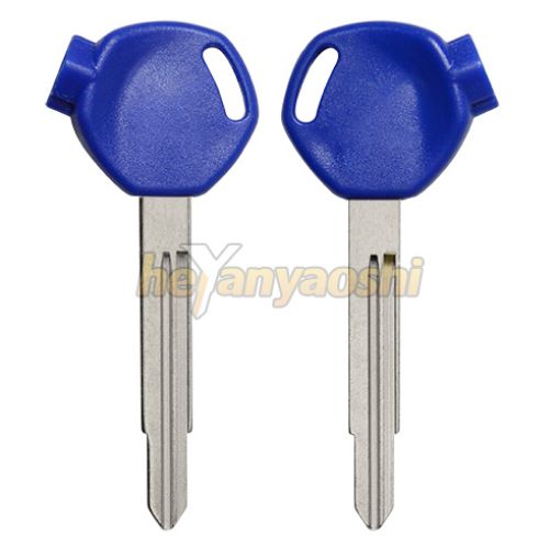 Picture of Honda Motorcycle Key Shell                         Blue Color                                