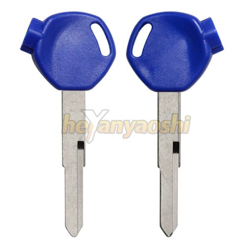 Picture of Honda Motorcycle Key Shell                         Blue Color                                  