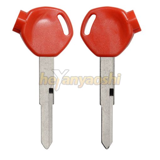 Picture of Honda Motorcycle Key Shell                         Red Color                                 