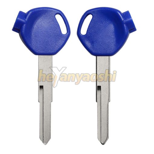 Picture of Honda Motorcycle Key Shell                         Blue Color                                 