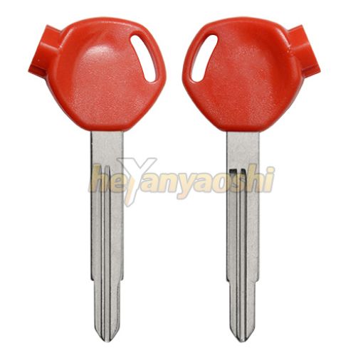 Picture of Honda Motorcycle Key Shell                         Red Color                                