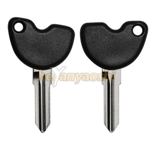 Picture of Piaggio Motorcycle Key Shell                         Black Color                    