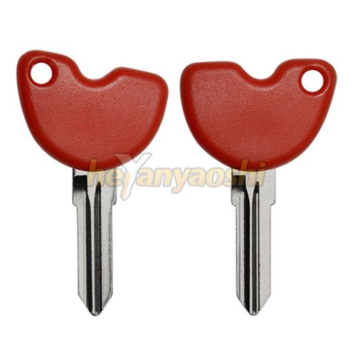 Picture of Piaggio Motorcycle Key Shell                         Red Color                       