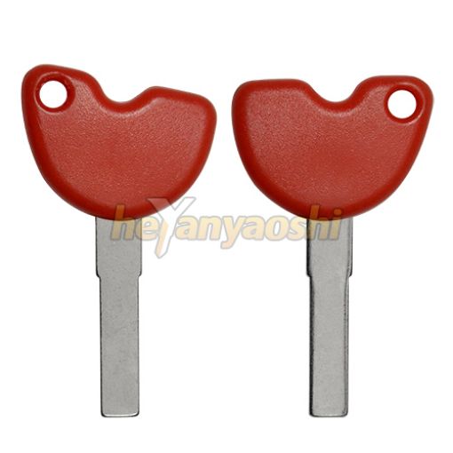 Picture of Piaggio Motorcycle Key Shell                         Red Color                       