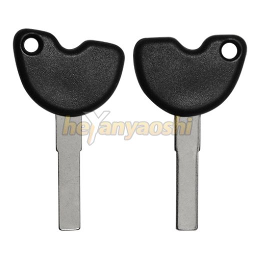 Picture of Piaggio Motorcycle Key Shell                         Black Color                    