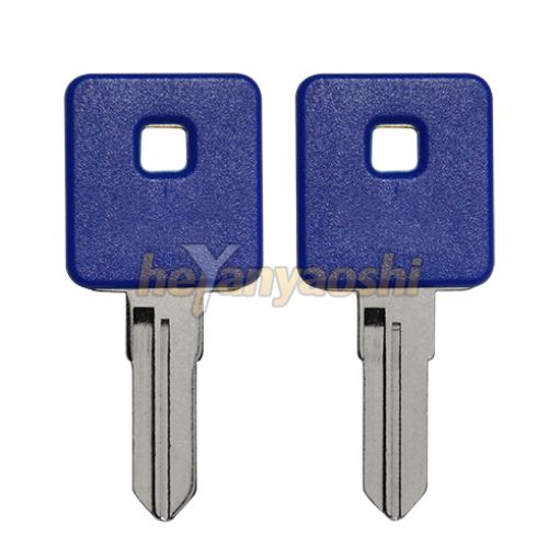 Picture of Harley Motorcycle Key Shell                         Blue Color                      