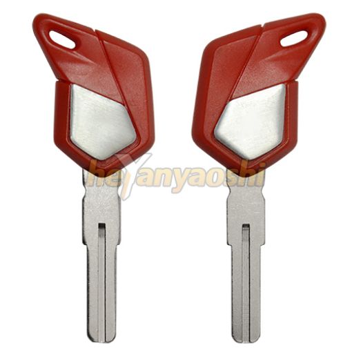 Picture of Mv Motorcycle Key Shell                              Red Color                       