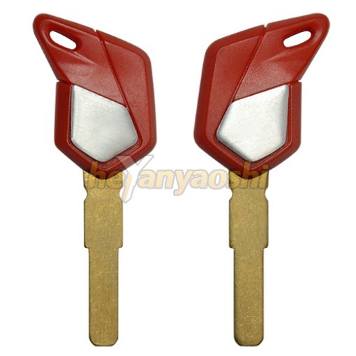 Picture of Mv Motorcycle Key Shell                             Red Color                                        