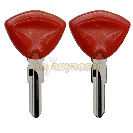 Picture of Bombardier Motorcycle Key Shell Red Color                                           