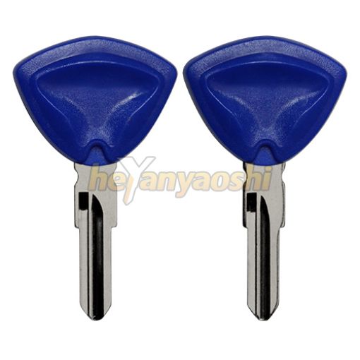 Picture of Bombardier Motorcycle Key Shell Blue Color                                          