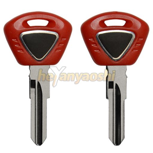 Picture of Triumph Motorcycle Key Shell                         Red Color                       