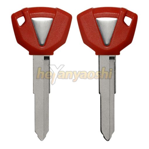 Picture of Kawasaki Motorcycle Key Shell                         Red Color                                        