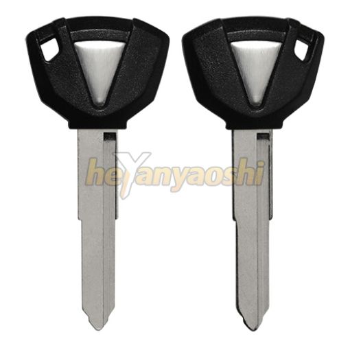 Picture of Kawasaki Motorcycle Key Shell                         Black Color                                         