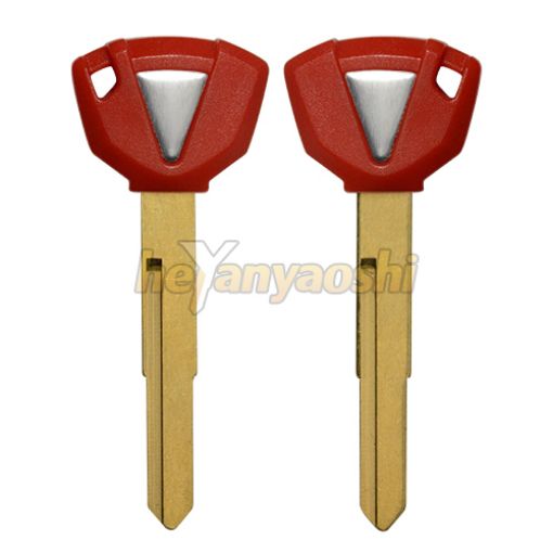 Picture of Kawasaki Motorcycle Key Shell                         Red Color                                          