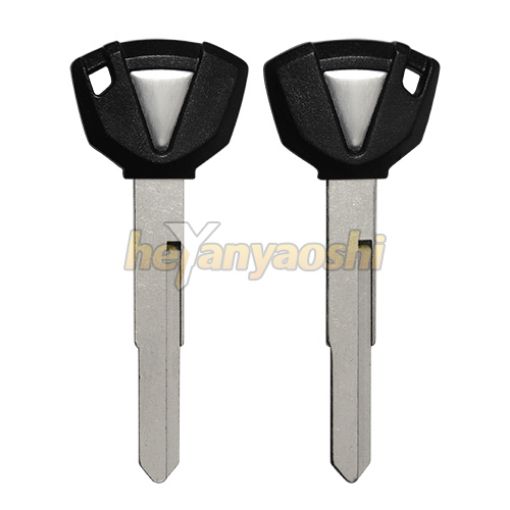 Picture of Kawasaki Motorcycle Key Shell                         Black Color                                          