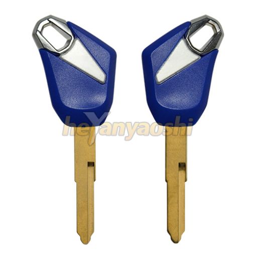 Picture of Kawasaki Motorcycle Key Shell                         Blue Color                                          