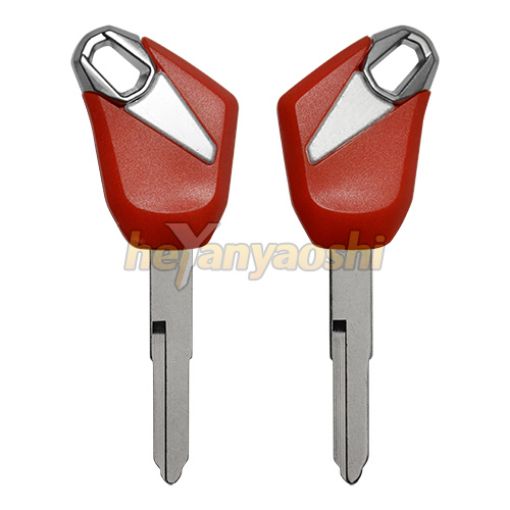 Picture of Kawasaki Motorcycle Key Shell                         Red Color                                        