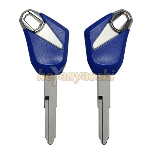 Picture of Kawasaki Motorcycle Key Shell                         Blue Color                                     