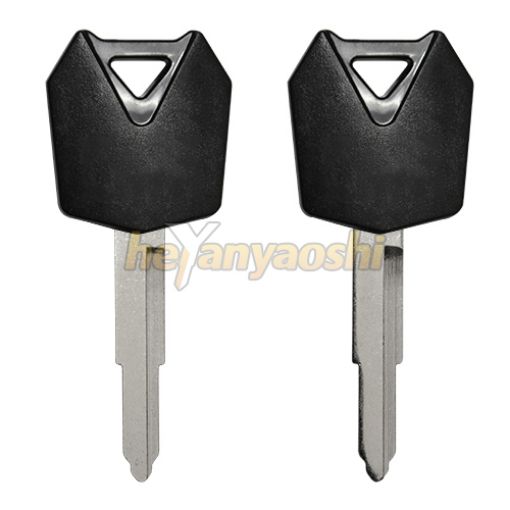 Picture of Kawasaki Motorcycle Key Shell                         Black Color                                        