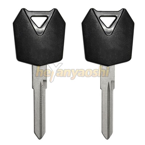 Picture of Kawasaki Motorcycle Key Shell                         Black Color                                         