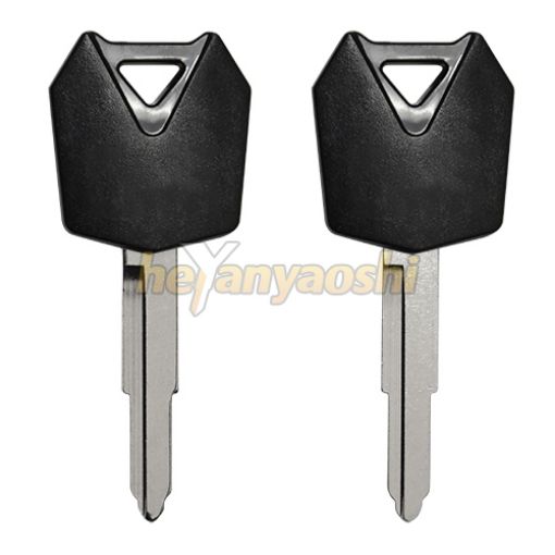 Picture of Kawasaki Motorcycle Key Shell                         Black Color                                    