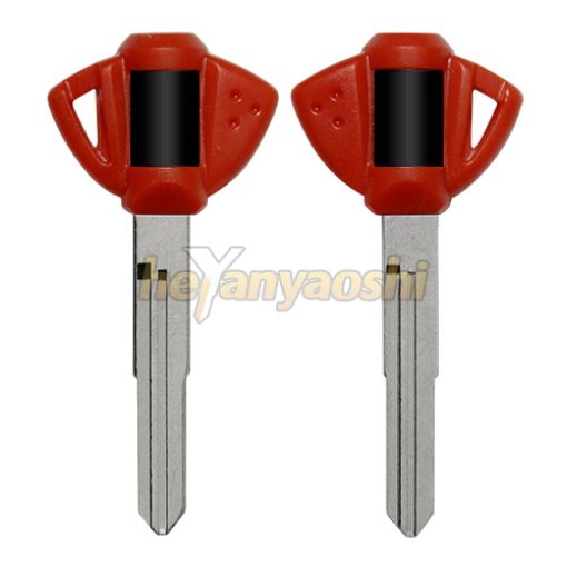 Picture of Suzuki Motorcycle Key Shell                         Red Color                       