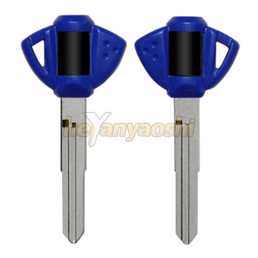 Picture of Suzuki Motorcycle Key Shell                         Blue Color                      