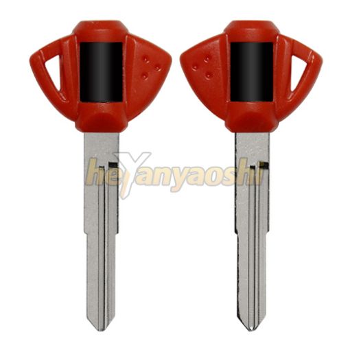 Picture of Suzuki Motorcycle Key Shell                         Red Color                                           