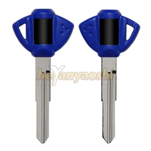 Picture of Suzuki Motorcycle Key Shell                         Blue Color        