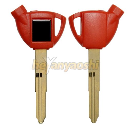 Picture of Suzuki Motorcycle Key Shell                         Red Color                                         