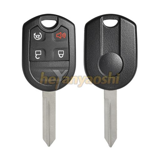 Picture of Replacement 4 Buttons Remote Head Key Shell for Ford OUC6000022