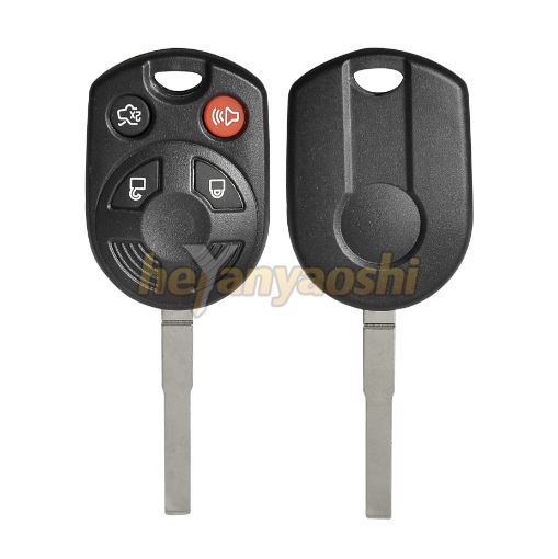 Picture of Replacement 4 Buttons Remote Head Key Shell for Ford OUCD6000022