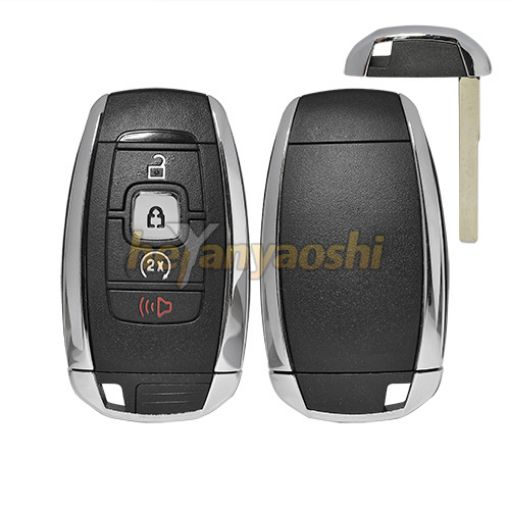 Picture of Replacement 4 Buttons Smart Remote Shell  for Ford Lincoln M3N-A2C94078000