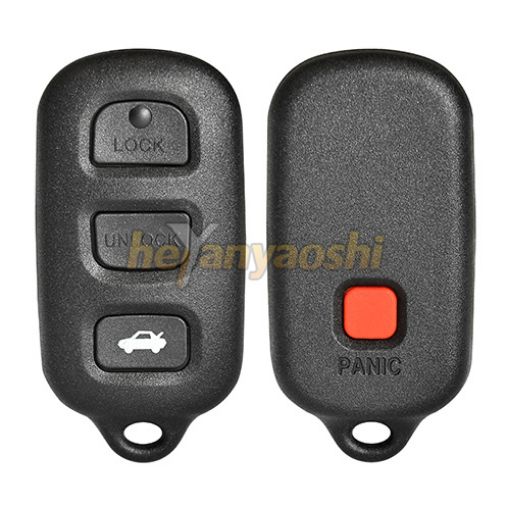 Picture of Replacement 4 Buttons Keyless Entry Remote Shell  for Toyota GQ43VT14T