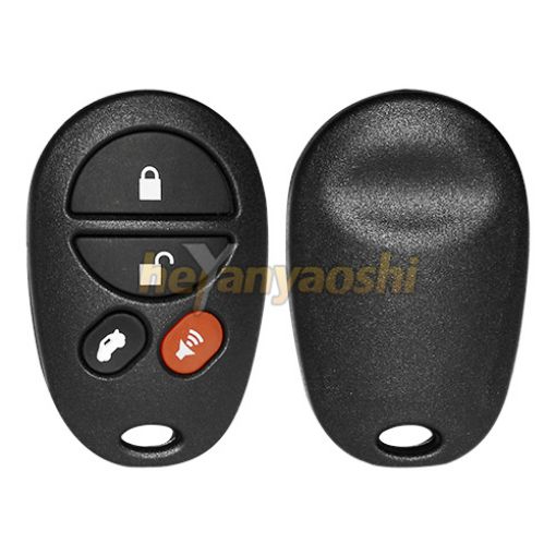 Picture of Replacement 4 Buttons Keyless Entry Remote Shell  for Toyota GQ43VT20T