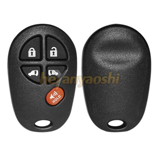 Picture of Replacement 5 Buttons Keyless Entry Remote Shell  for Toyota GQ43VT20T