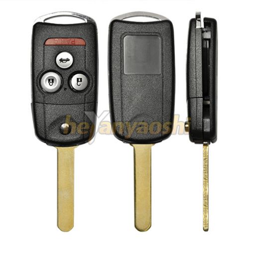 Picture of Replacement 4 Buttons Flip Remote Shell for Honda OUCG8D-439H-A