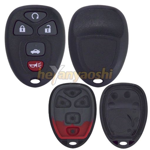 Picture of Replacement 5 Buttons Keyless Entry Remote Shell  for GM W/ O Battery Space OUC60270